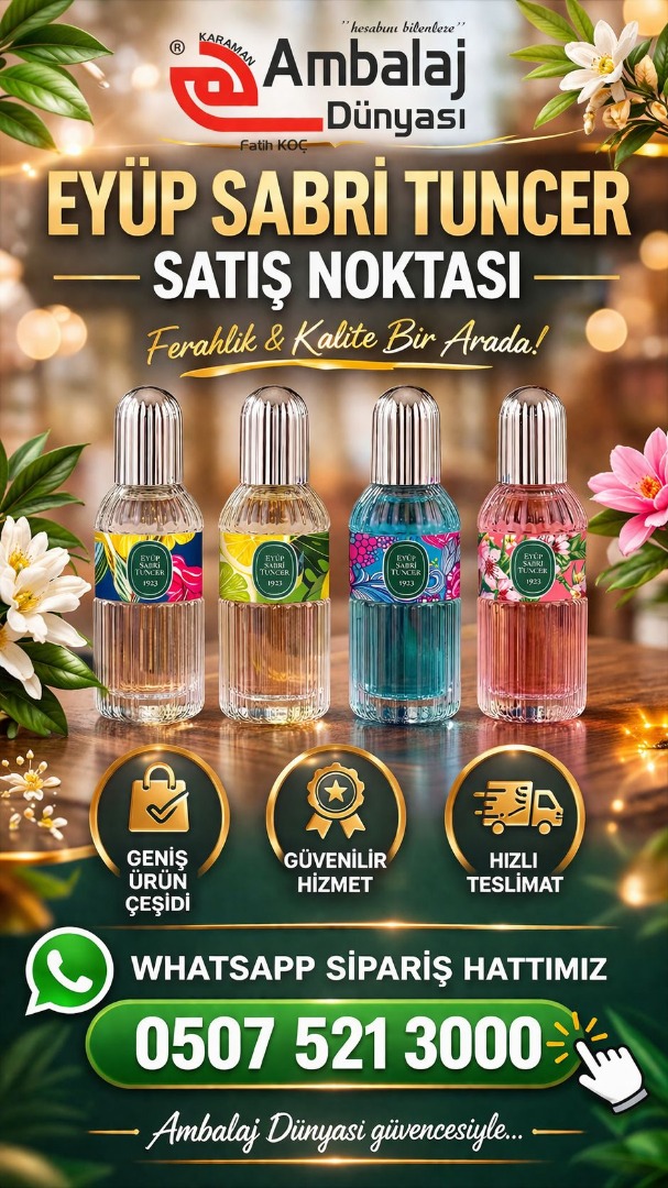 EYÜP SABRİ TUNCER SPREY KOLANYA